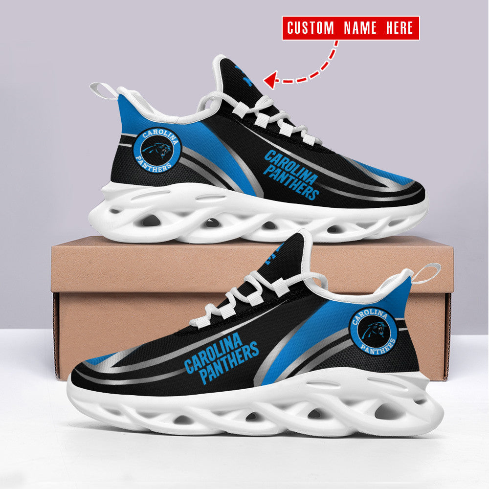 Carolina Panthers Personalized Yezy Running Sneakers BB301