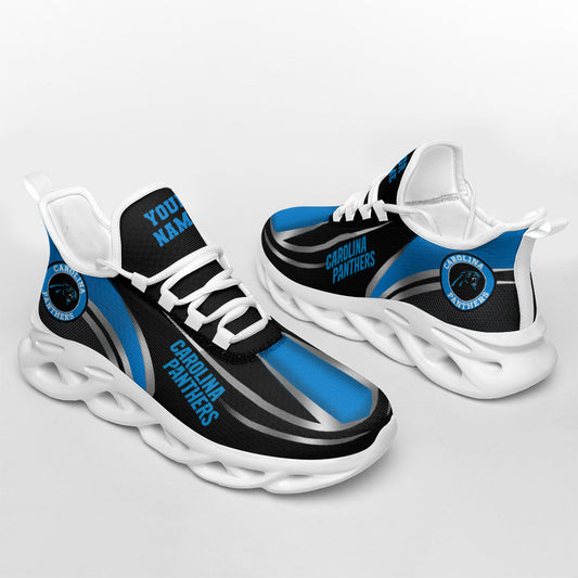 Carolina Panthers Personalized Yezy Running Sneakers BB301