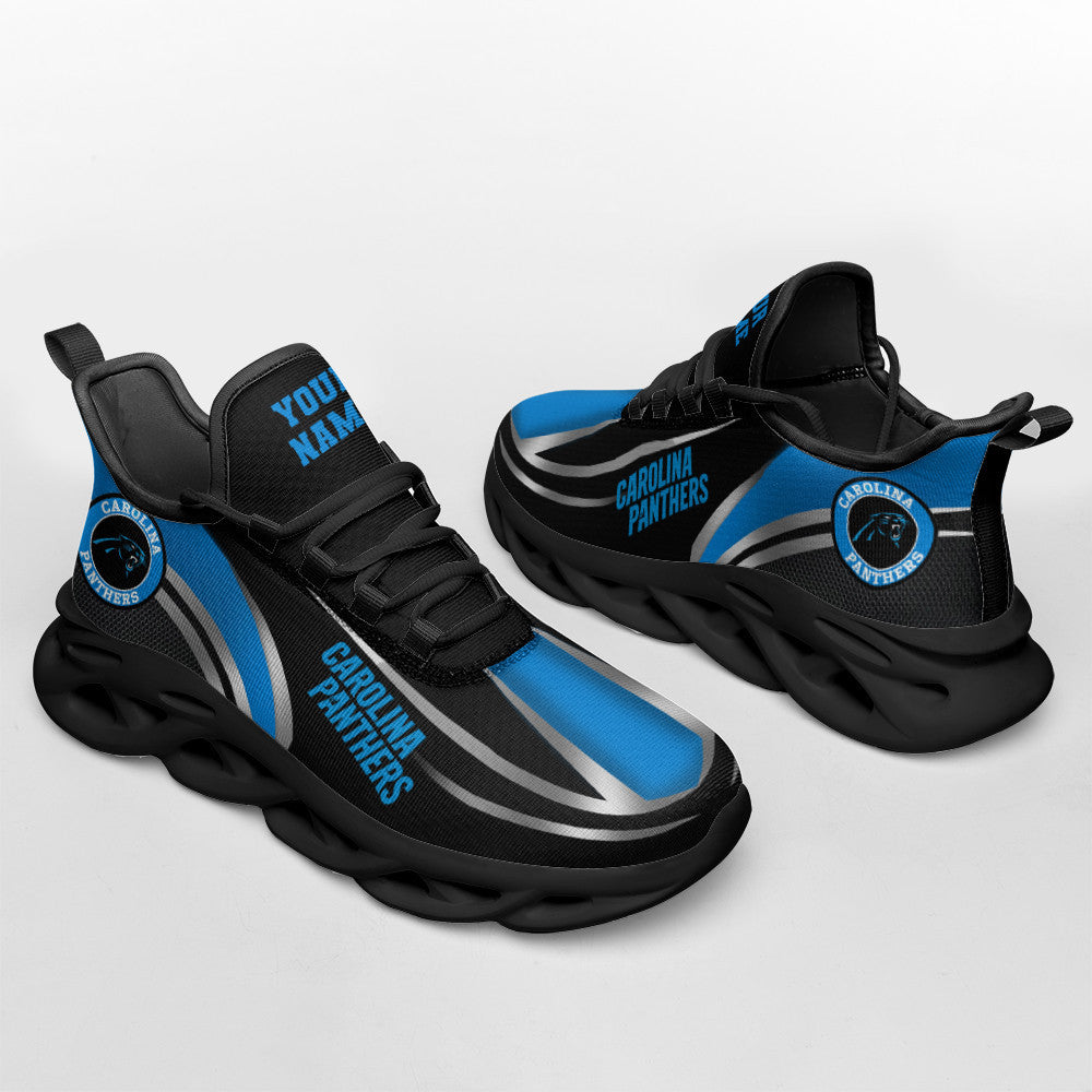 Carolina Panthers Personalized Yezy Running Sneakers BB301
