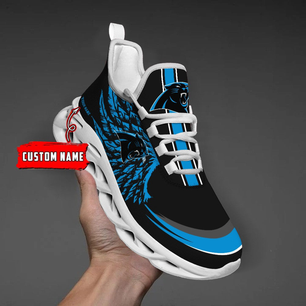 Carolina Panthers Personalized Yezy Running Sneakers BB658
