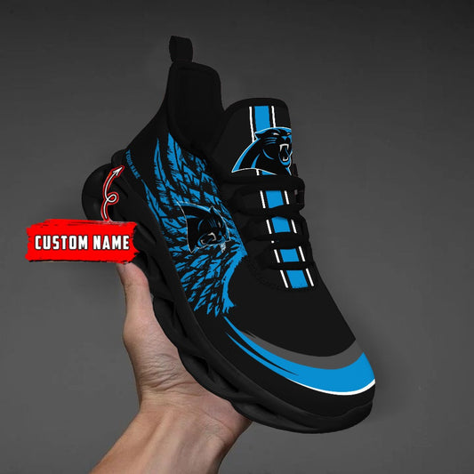Carolina Panthers Personalized Yezy Running Sneakers BB658