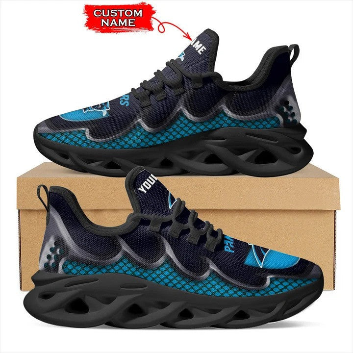 Carolina Panthers Personalized Yezy Running Sneakers BG423