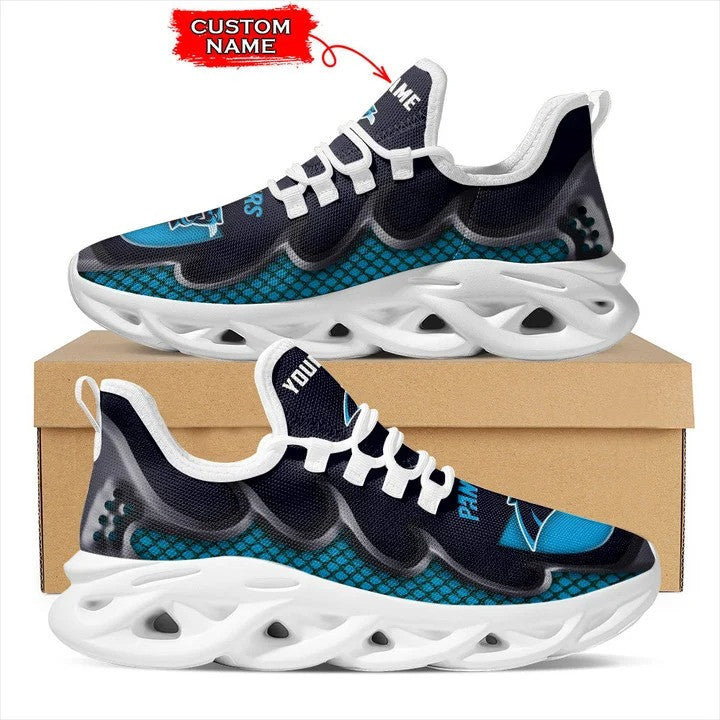 Carolina Panthers Personalized Yezy Running Sneakers BG423