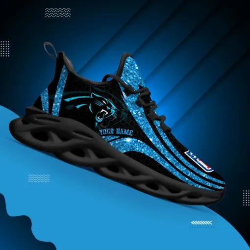 Carolina Panthers Personalized Yezy Running Sneakers BG871