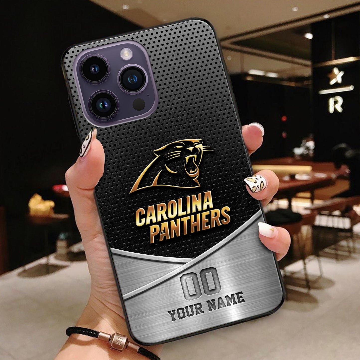 Carolina Panthers Personalized Phone Case BGPC062