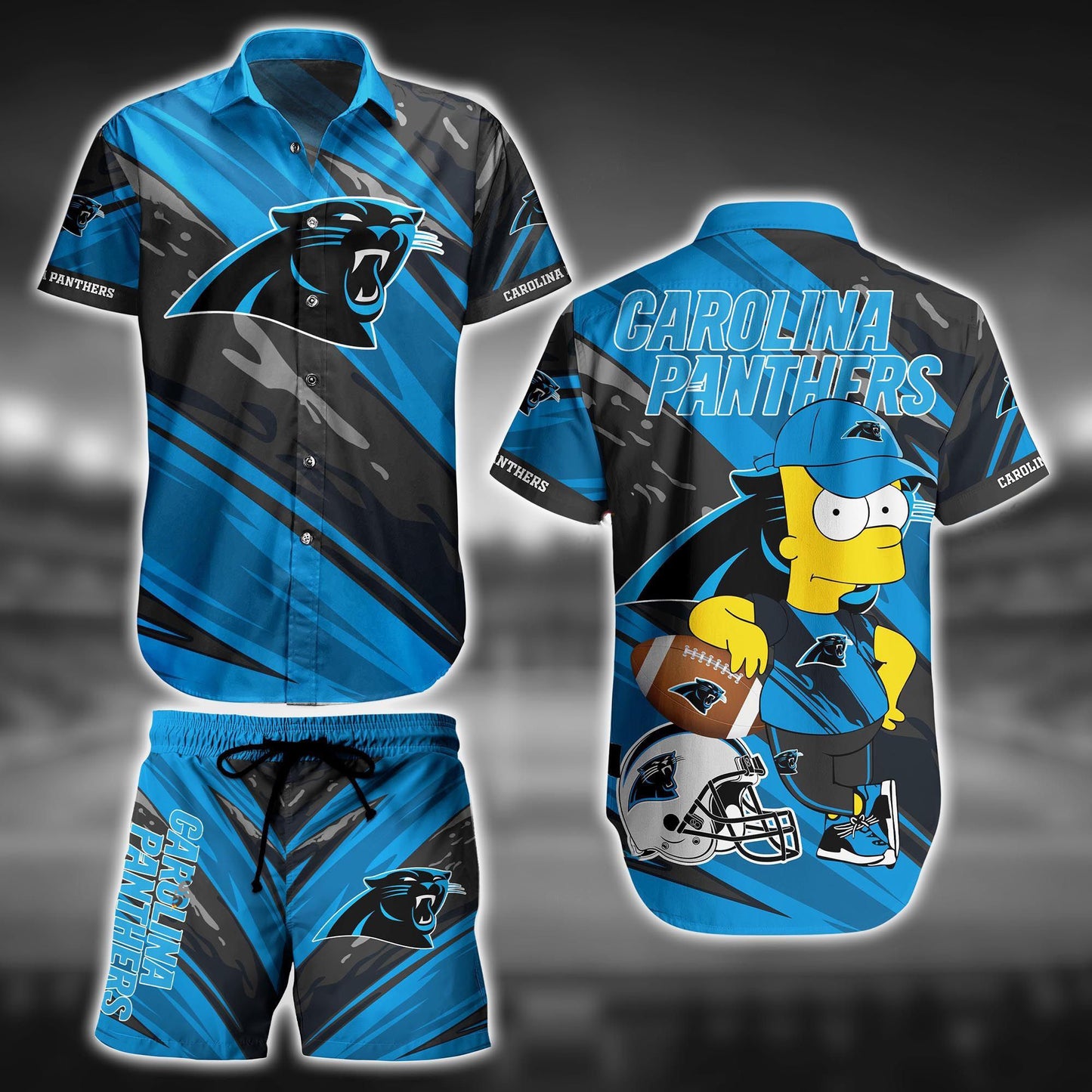Carolina Panthers Shirt and Shorts BG193