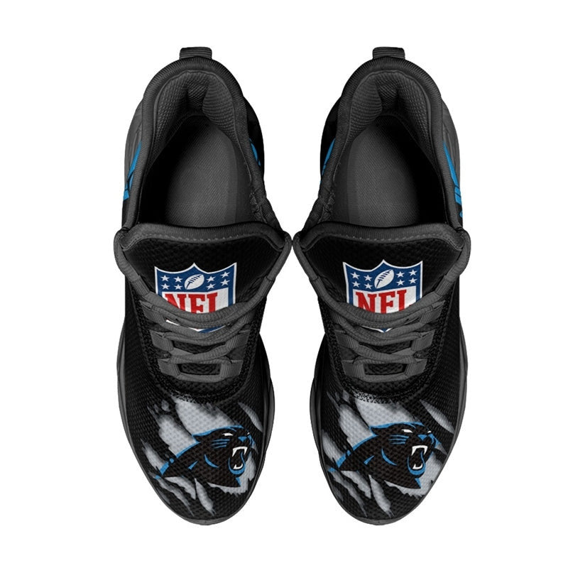 Carolina Panthers Sneakers 3D Max Soul Shoes