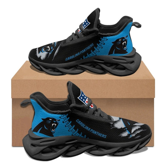 Carolina Panthers Sneakers 3D Max Soul Shoes