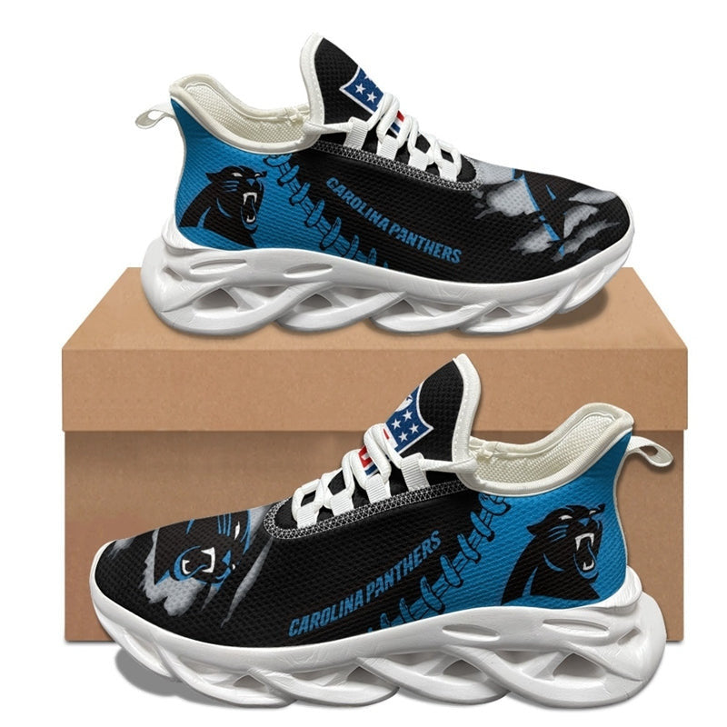 Carolina Panthers Sneakers 3D Max Soul Shoes