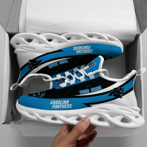 Carolina Panthers Personalized Yezy Running Sneakers SPDMS788