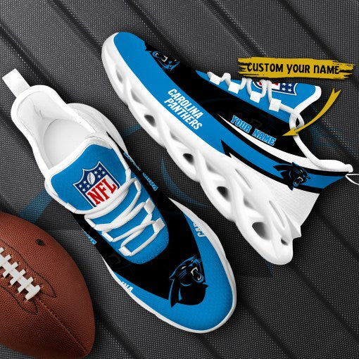Carolina Panthers Personalized Yezy Running Sneakers SPDMS788