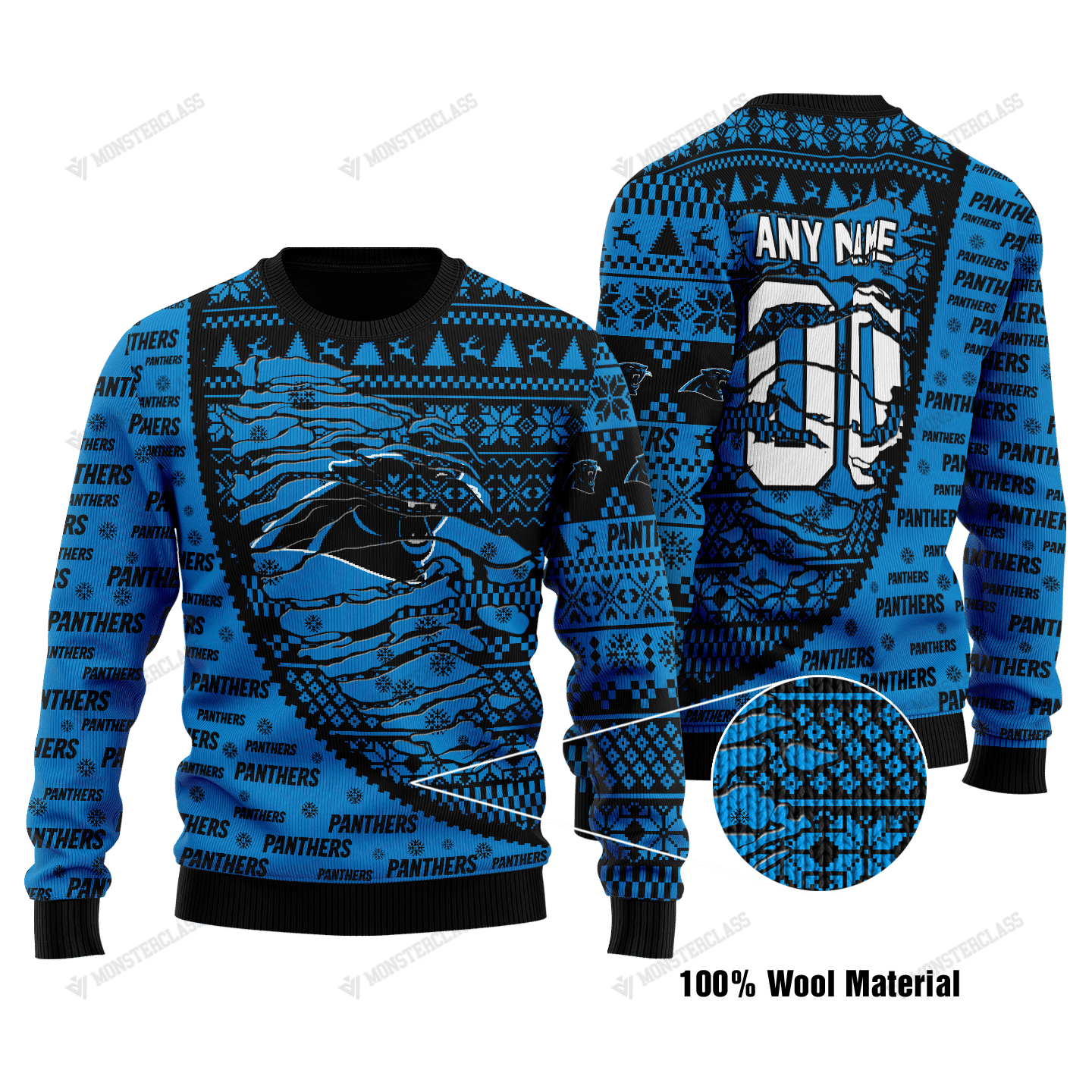 Carolina Panthers Woolen Sweater 150