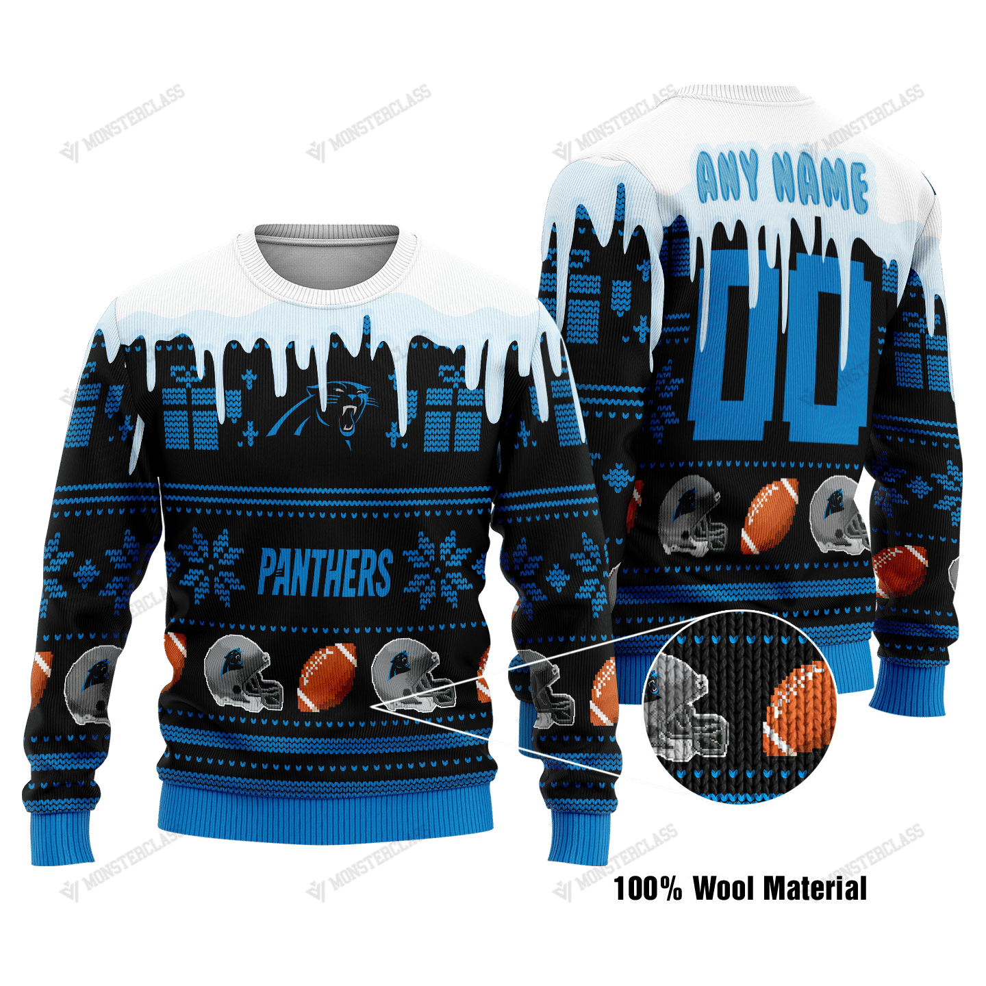 Carolina Panthers Woolen Sweater 171