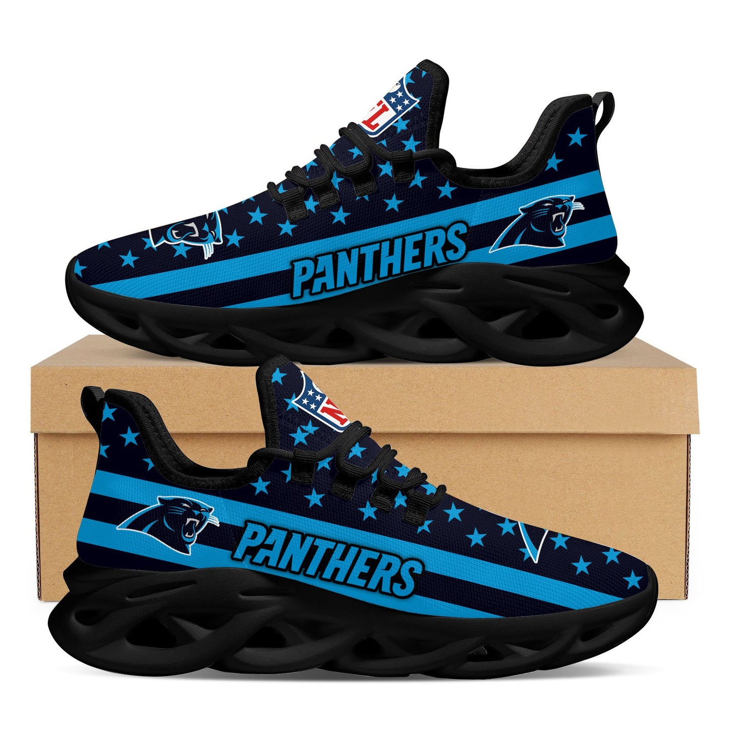 Carolina Panthers Yezy Running Sneakers 40
