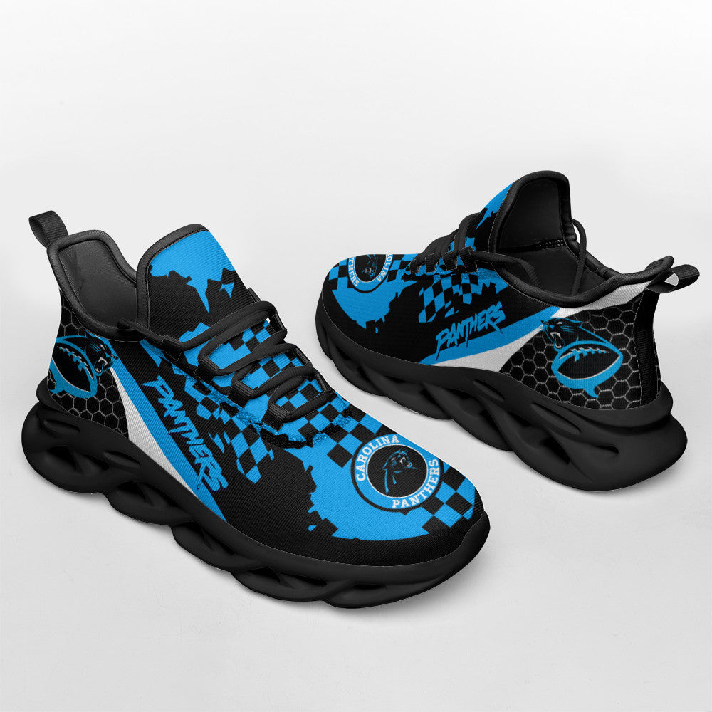 Carolina Panthers Yezy Running Sneakers BB318