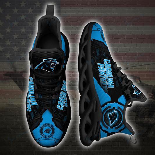 Carolina Panthers Yezy Running Sneakers SPD09