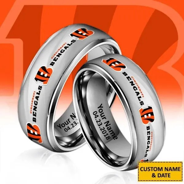 Cincinnati Bengals Special Stainless Ring Custom Name AZBTSR000056