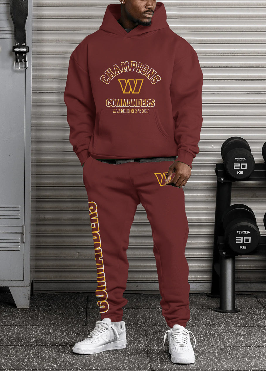 Washington Commanders Combo Pullover Hoodie And Sweatpants AZBTPHSP000027