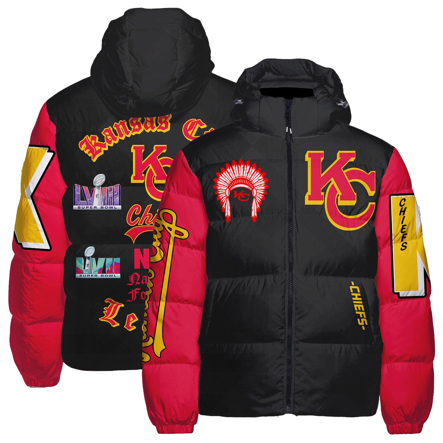 Kansas City Chiefs CozyCloud Down Jacket AZBTDWJ000390