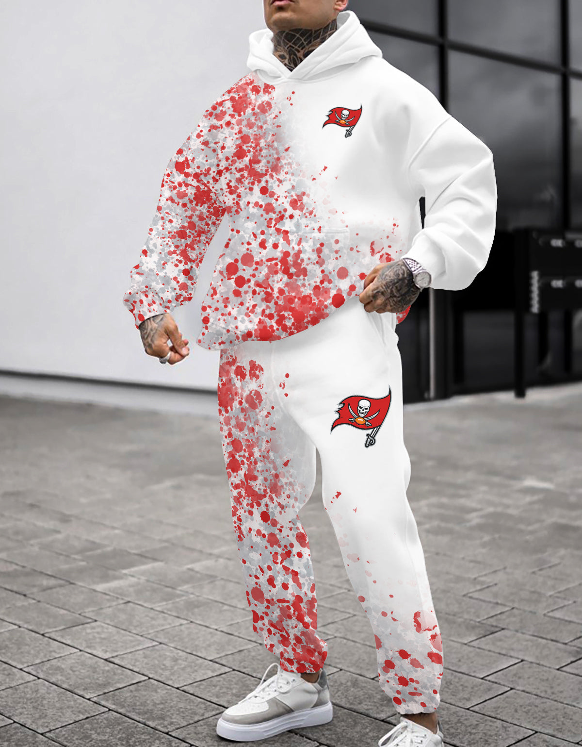 Tampa Bay Buccaneers Combo Pullover Hoodie And Sweatpants AZBTPHSP000389