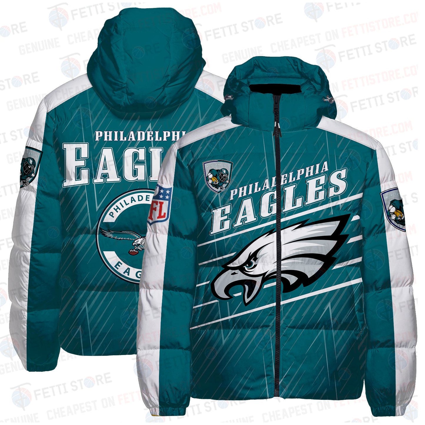 Philadelphia Eagles CozyCloud Down Jacket AZBTDWJ000299