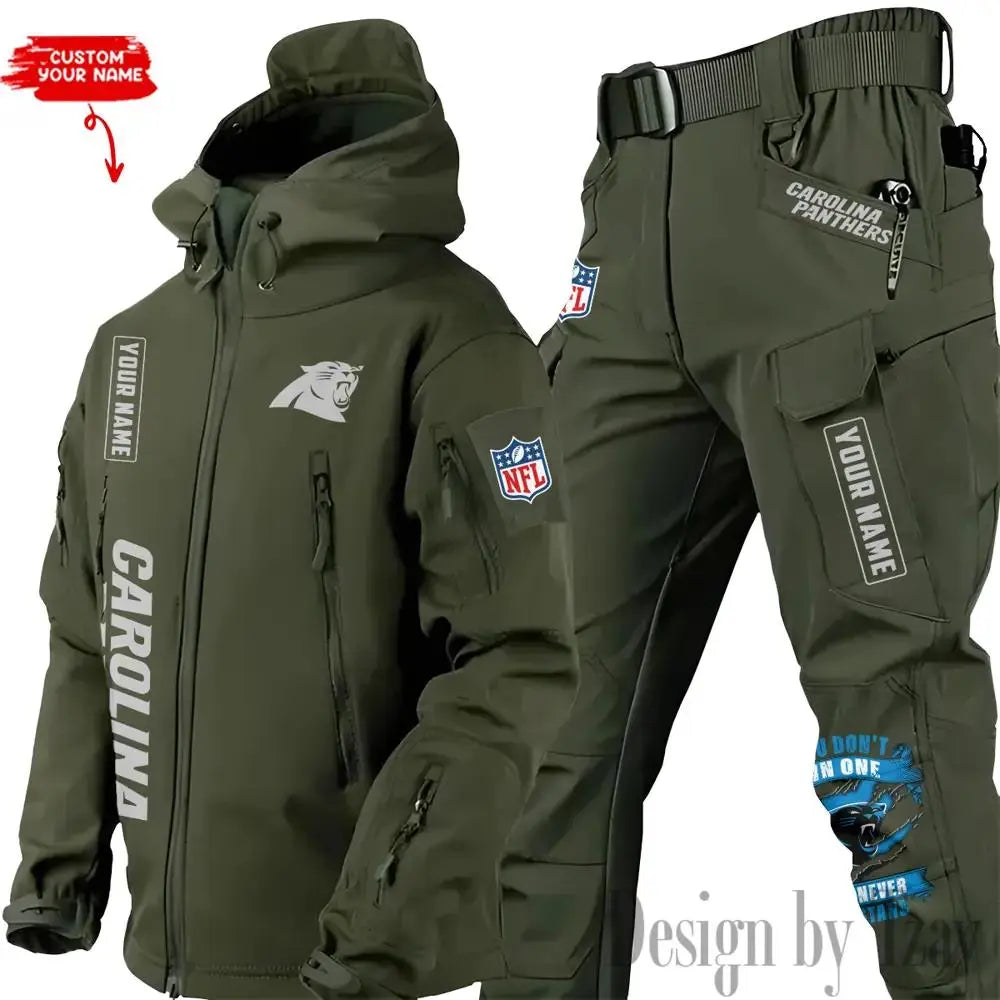 Carolina Panthers Outdoor Jacket and Pants 000129