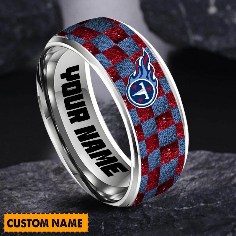 Tennessee Titans Special Stainless Ring Custom Name AZBTSR000013