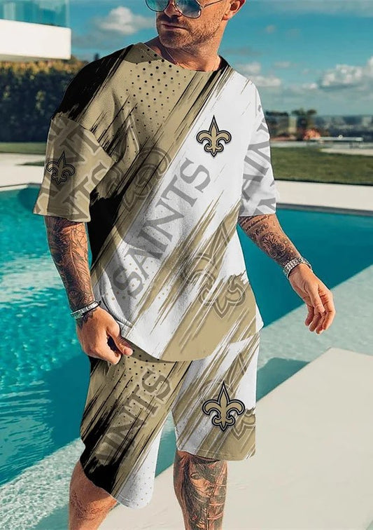 New Orleans Saints T-shirt and Shorts AZTS083