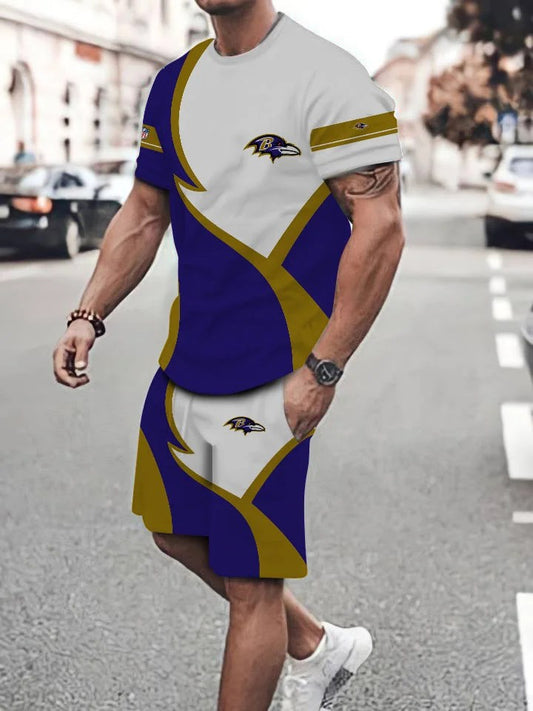 Baltimore Ravens T-shirt and Shorts AZTS252