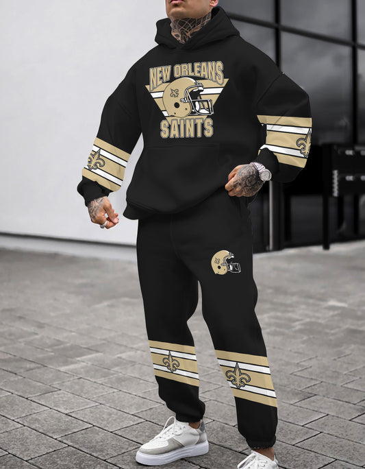 New Orleans Saints Combo Pullover Hoodie And Sweatpants AZBTPHSP000082