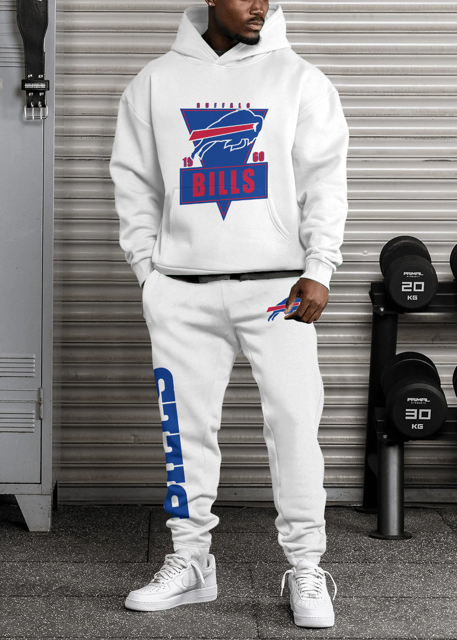Buffalo Bills Combo Pullover Hoodie And Sweatpants AZBTPHSP000384