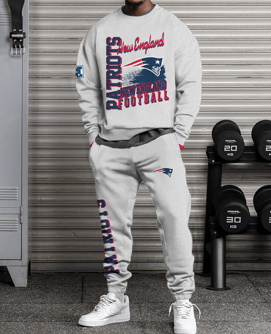 New England Patriots Combo 3D Sweatsuit and Sweatpants Unisex CBSP45