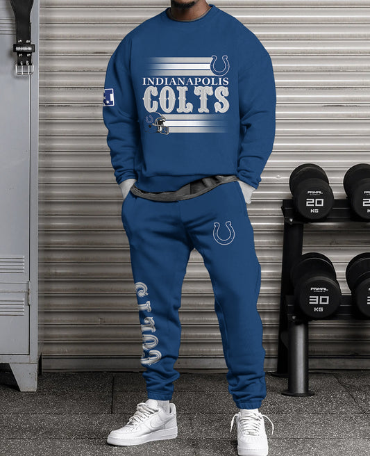 Indianapolis Colts Combo 3D Sweatsuit and Sweatpants Unisex CBSP128