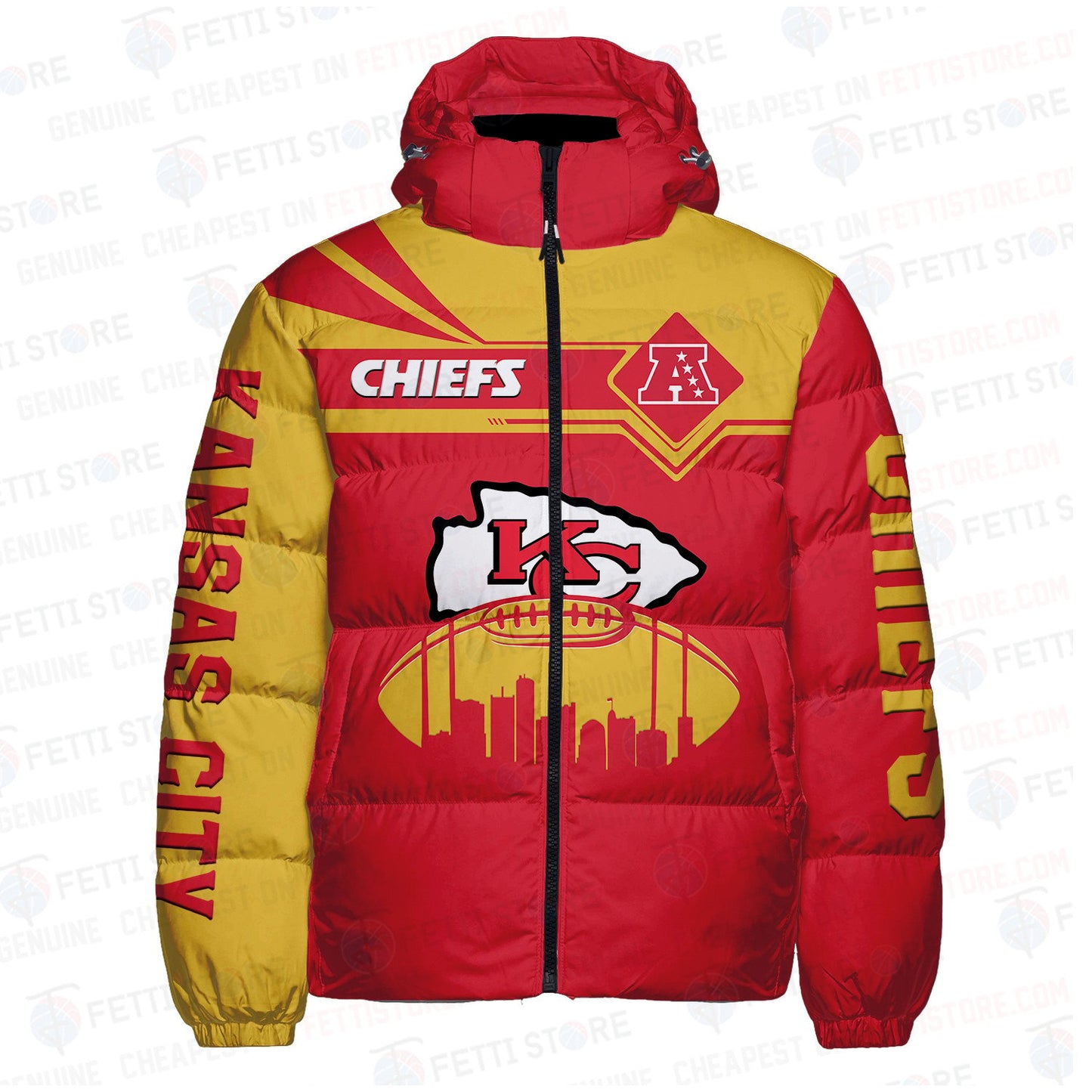 Kansas City Chiefs CozyCloud Down Jacket AZBTDWJ000149