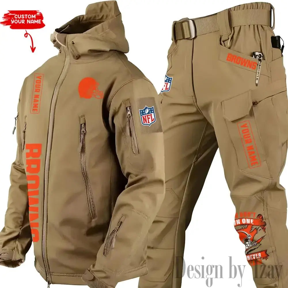 Cleveland Browns Outdoor Jacket and Pants 000136