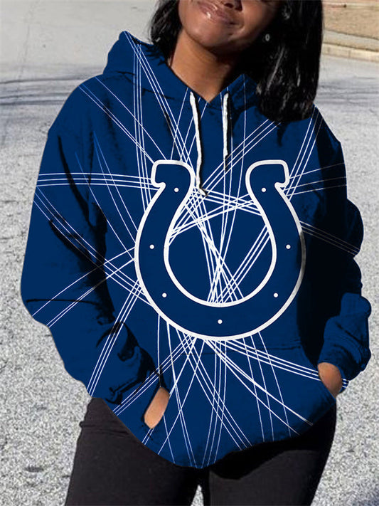 Indianapolis Colts 3D Printed Pocket Pullover Hoodie AZBTPH000129