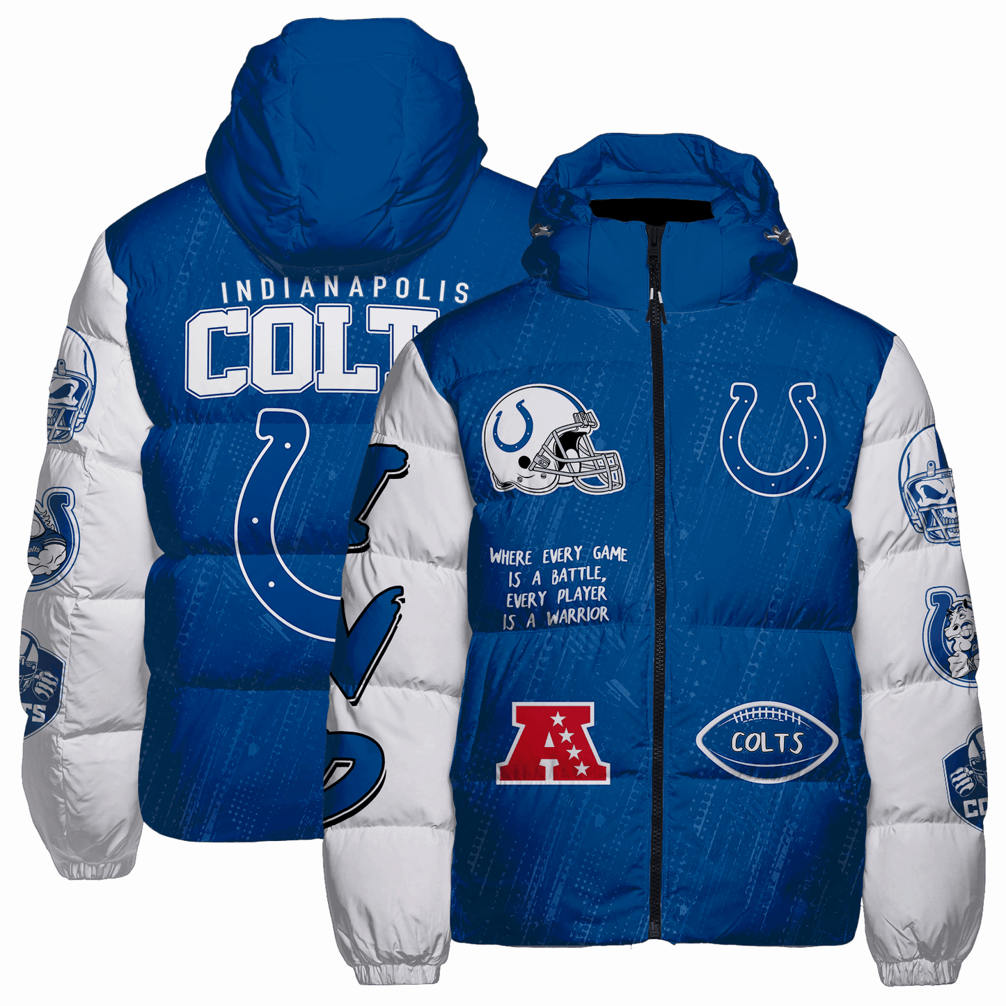 Indianapolis Colts CozyCloud Down Jacket AZBTDWJ000205