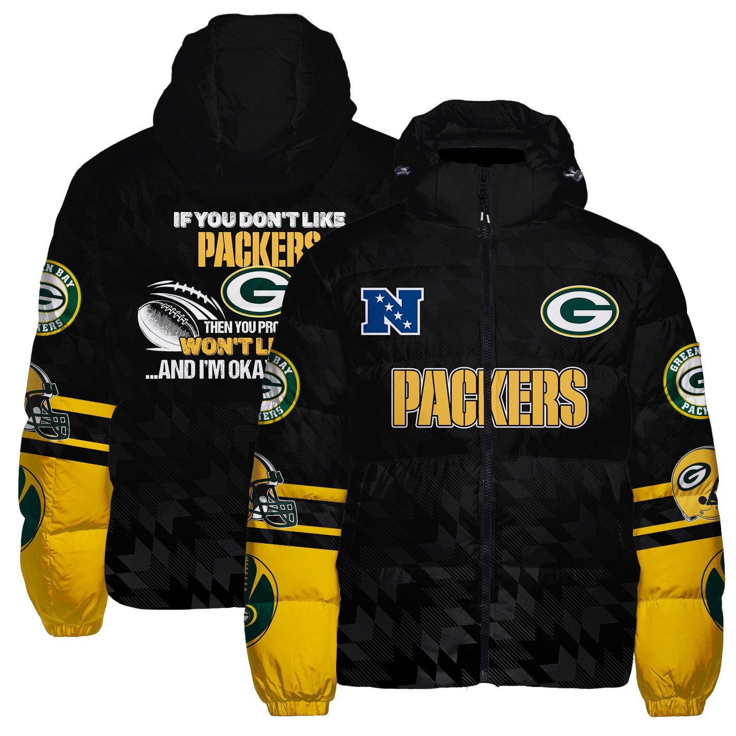Green Bay Packers CozyCloud Down Jacket AZBTDWJ000410