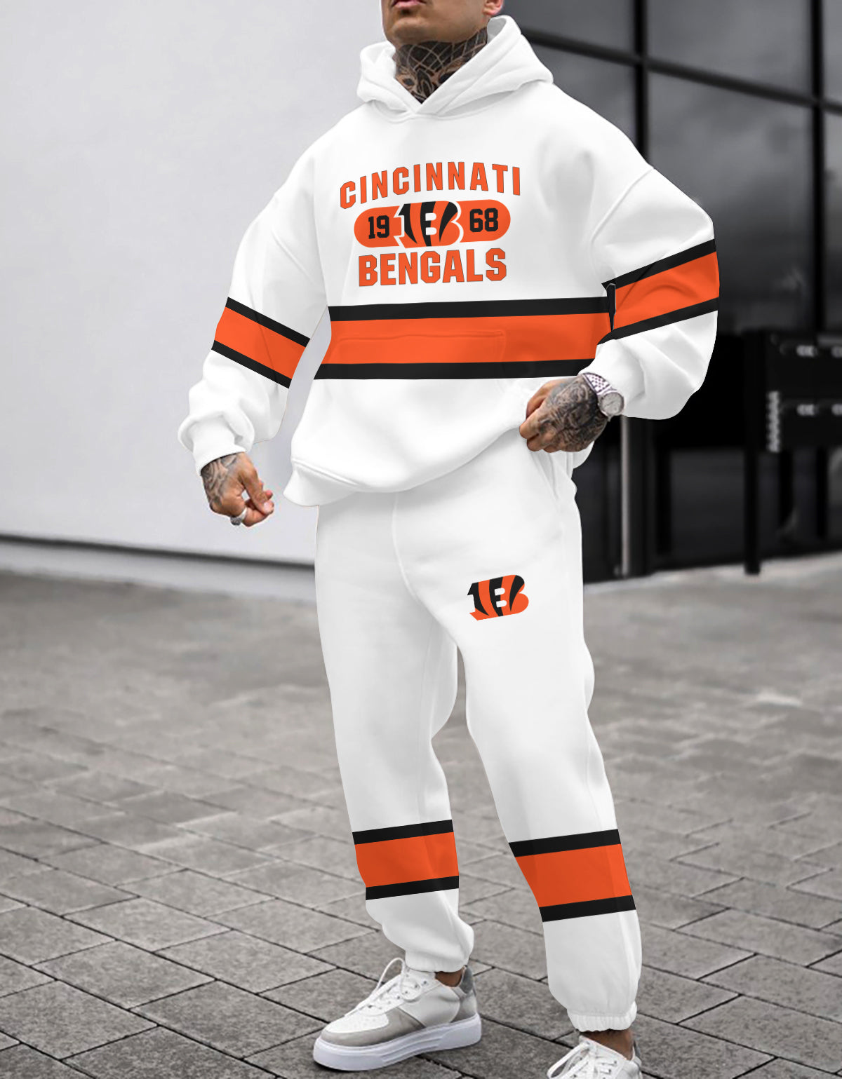 Cincinnati Bengals Combo Pullover Hoodie And Sweatpants AZBTPHSP000463
