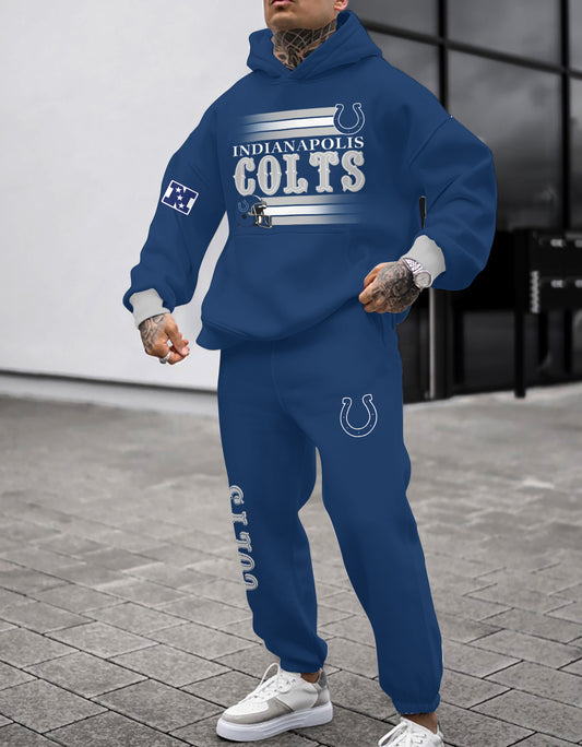 Indianapolis Colts Combo Pullover Hoodie And Sweatpants AZBTPHSP000125