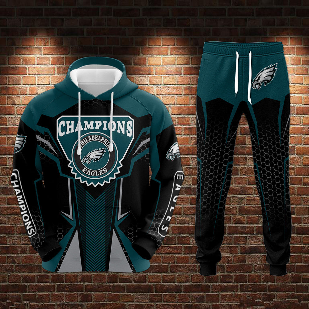 Champion -Philadelphia Eagles Limited Hoodie/ Jogger 1029