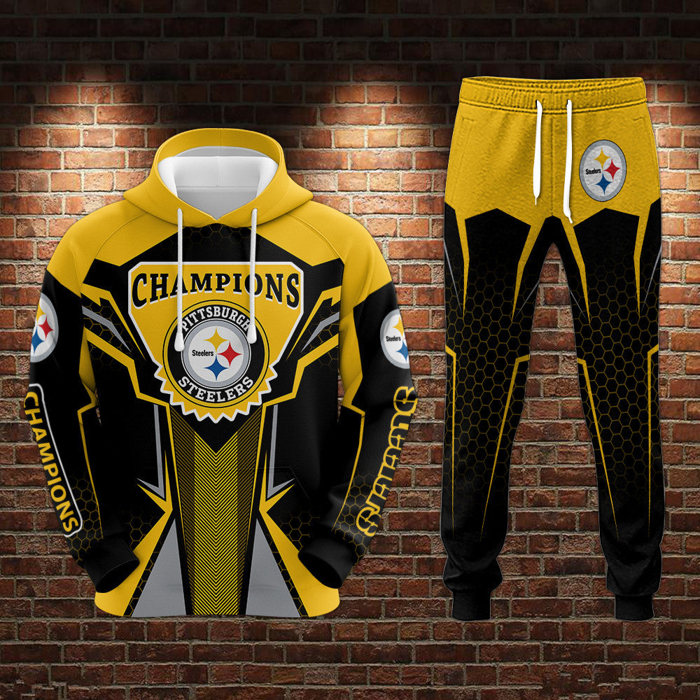 Champion -Pittsburgh Steelers Limited Hoodie/ Jogger 1010