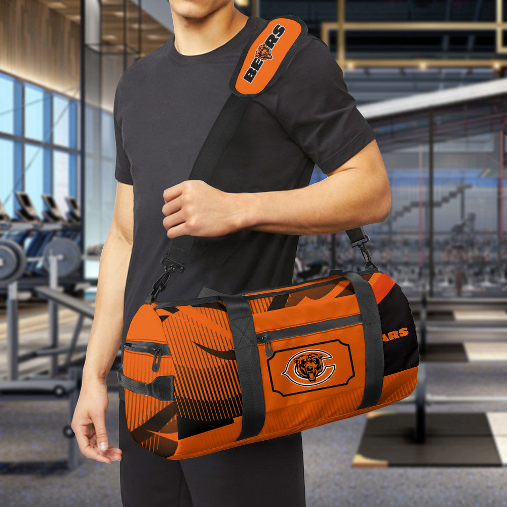 Chicago Bears Gym Club Bag 02