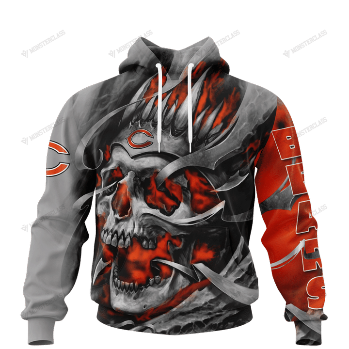 Chicago Bears Limited Edition All Over Print Hoodie Sweatshirt Zip Hoodie T shirt Unisex 860
