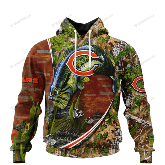 Chicago Bears Limited Edition All Over Print Hoodie Sweatshirt Zip Hoodie T shirt Unisex 945