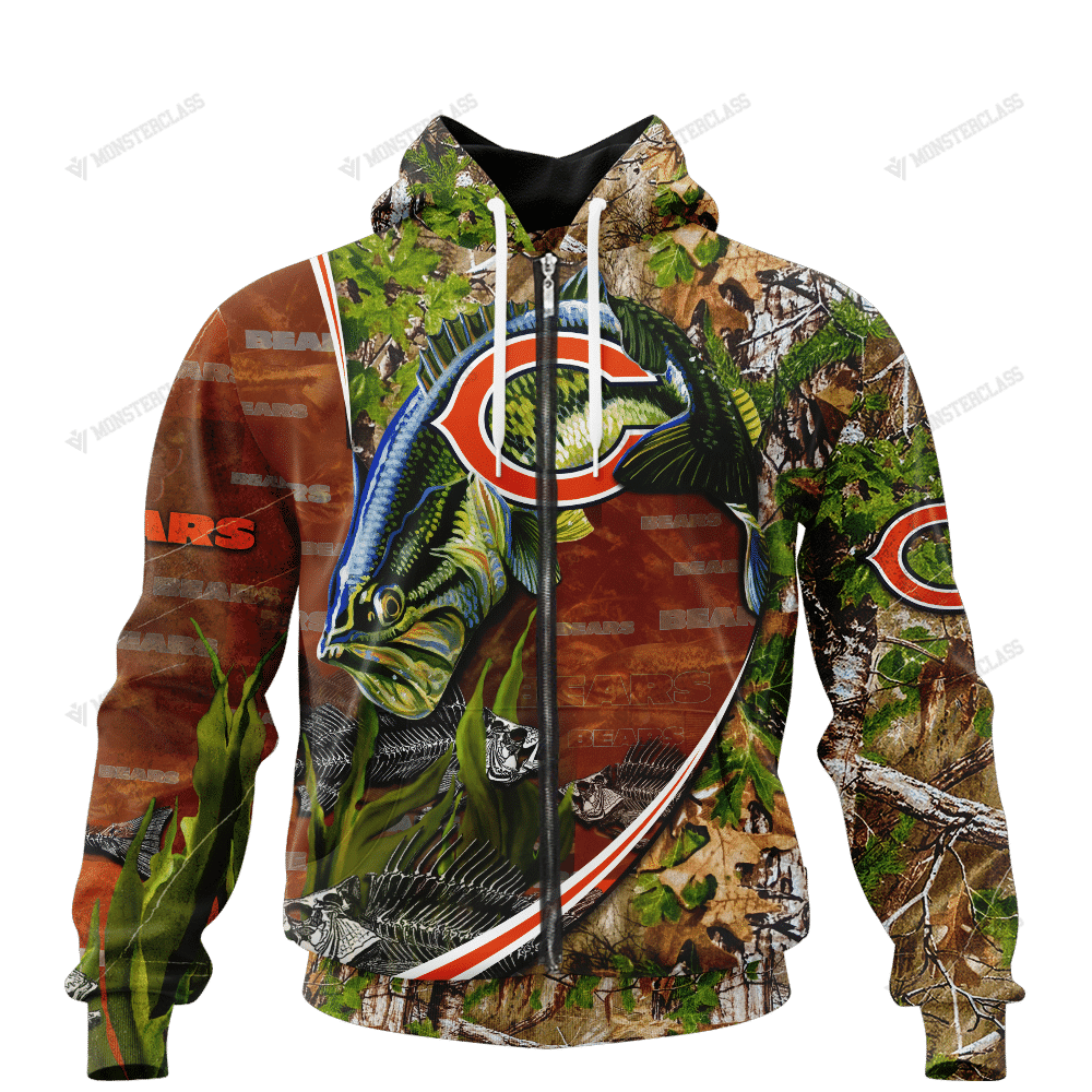 Chicago Bears Limited Edition All Over Print Hoodie Sweatshirt Zip Hoodie T shirt Unisex 945