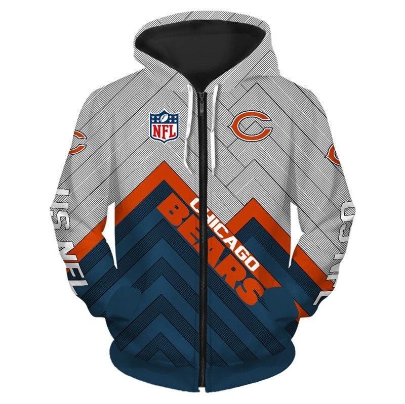 Chicago Bears Limited Edition Men’s and Women’s All Over Print Hoodie / Zip Hoodie/ T-shirt Size S-5XL GTS003159