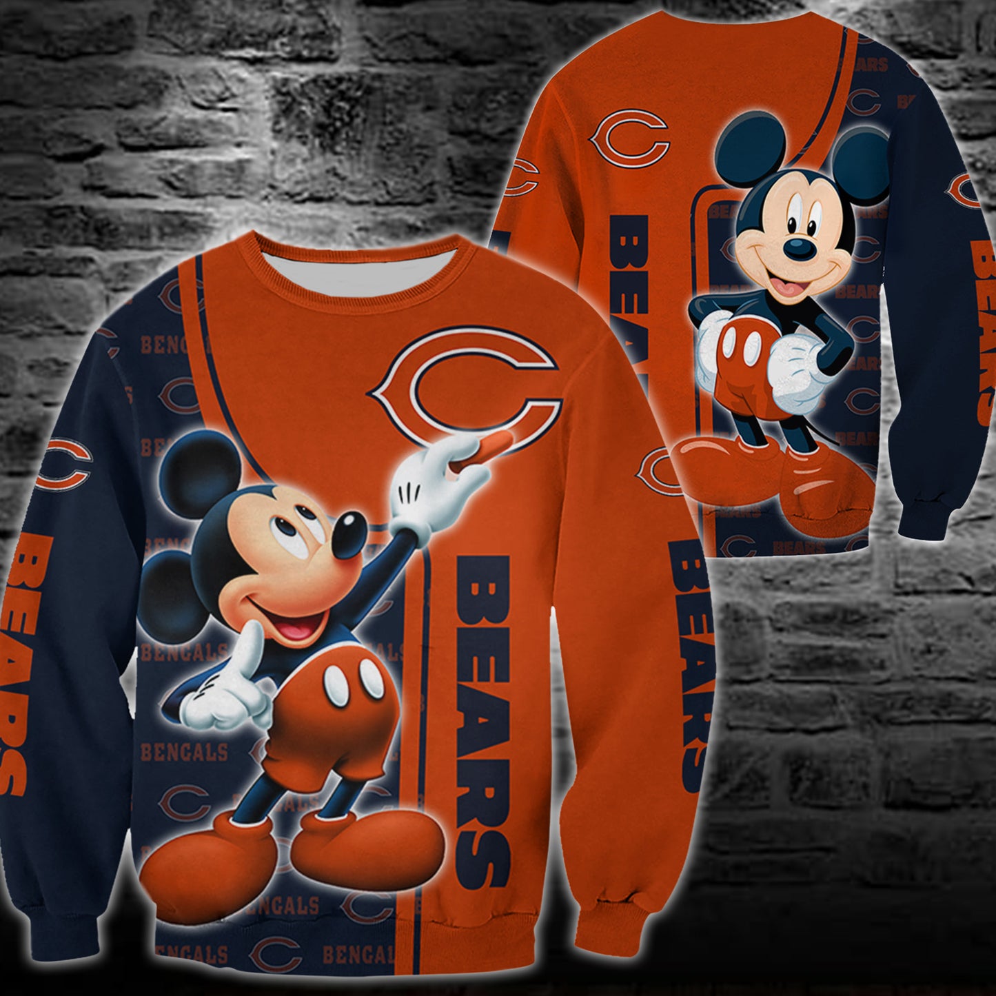 Chicago Bears Mickey All Over Printed 134