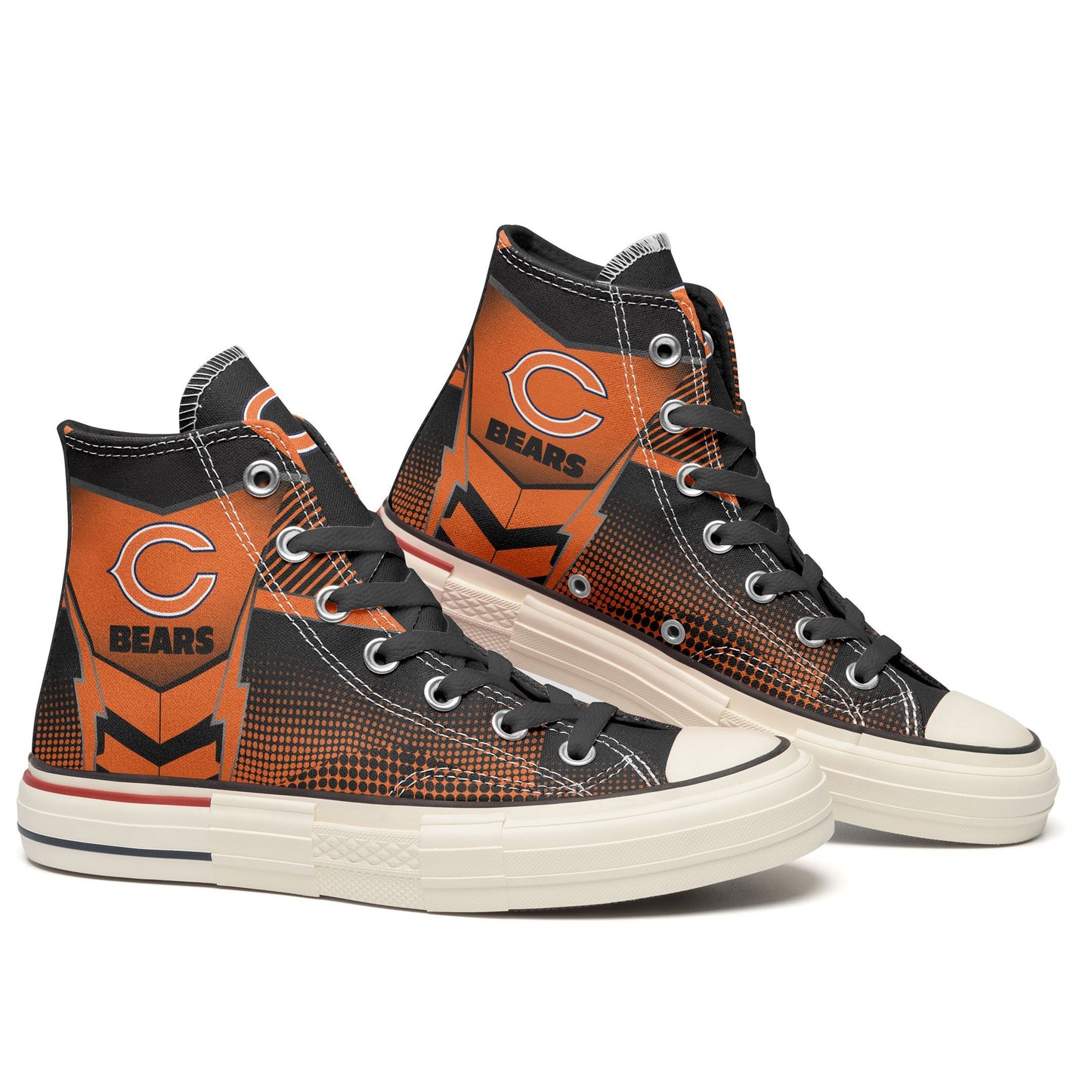 Chicago Bears New High Top Canvas Shoes 67