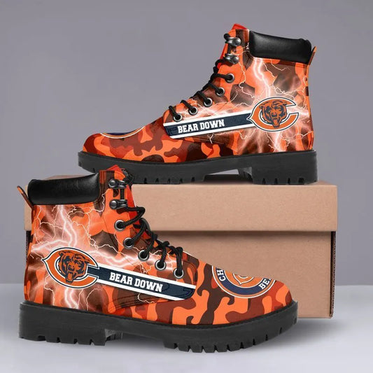Chicago Bears NFL Down Bear Limited Edition POD Tim Boots